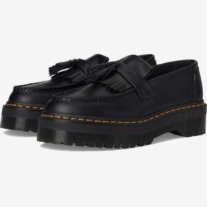 DR. Martens NWOB Adrian Quad Leather Platform Loafers Size 7